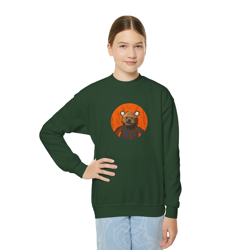 Curious Bear | Kids Unisex Crewneck Sweatshirt