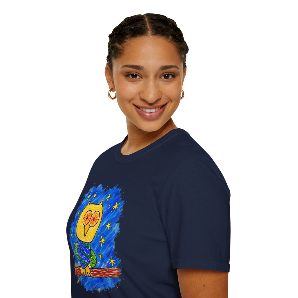 Groggy Owl | Adult Unisex T-Shirt