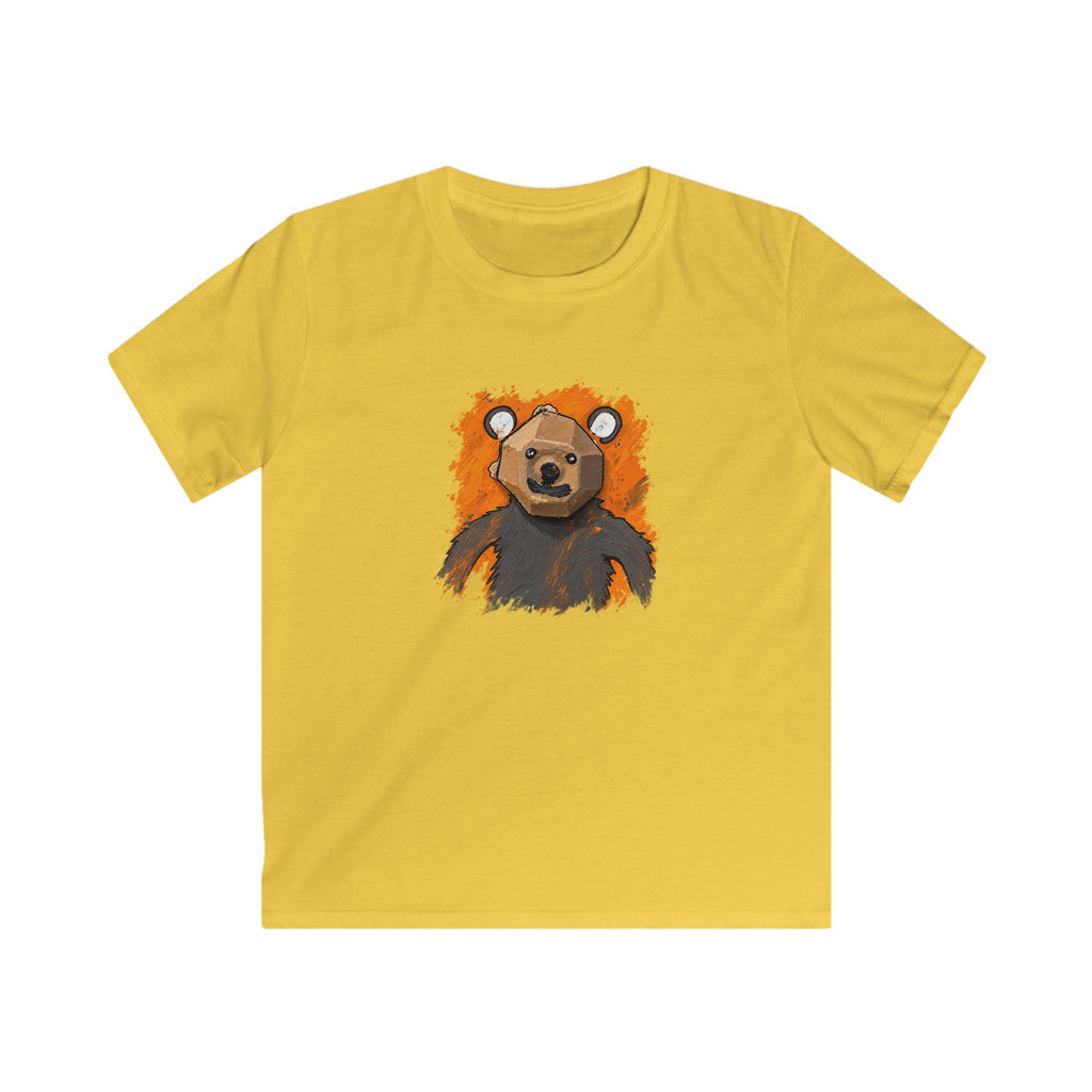 Kids Bear Graphic Tee — Cute Brown Bear Illustration T‑Shirt for Toddlers & Kids