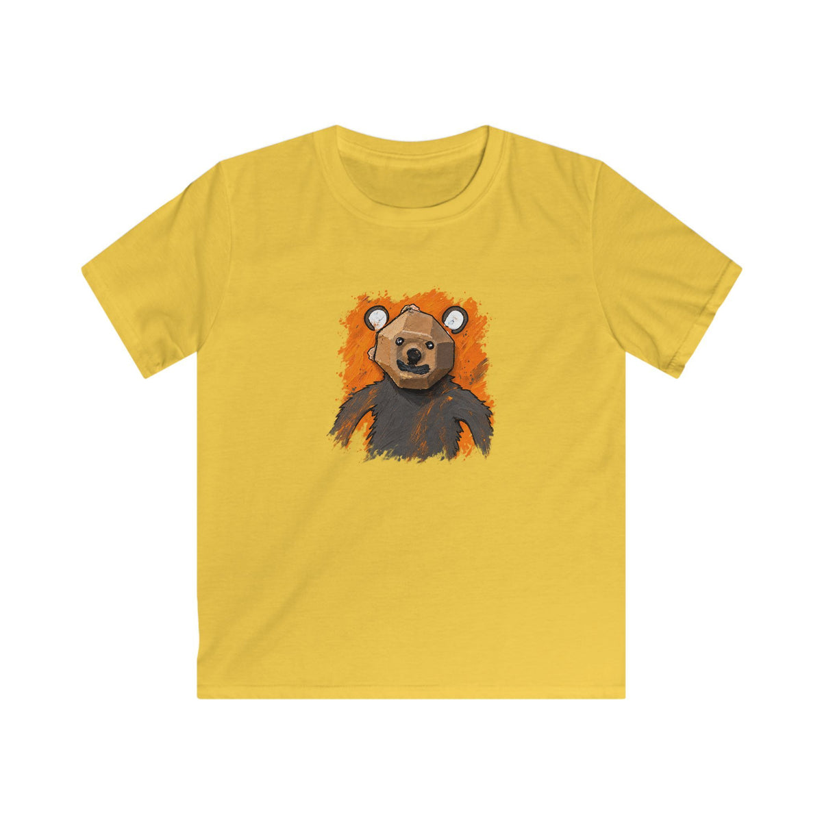 Kids Bear Graphic Tee — Cute Brown Bear Illustration T‑Shirt for Toddlers & Kids