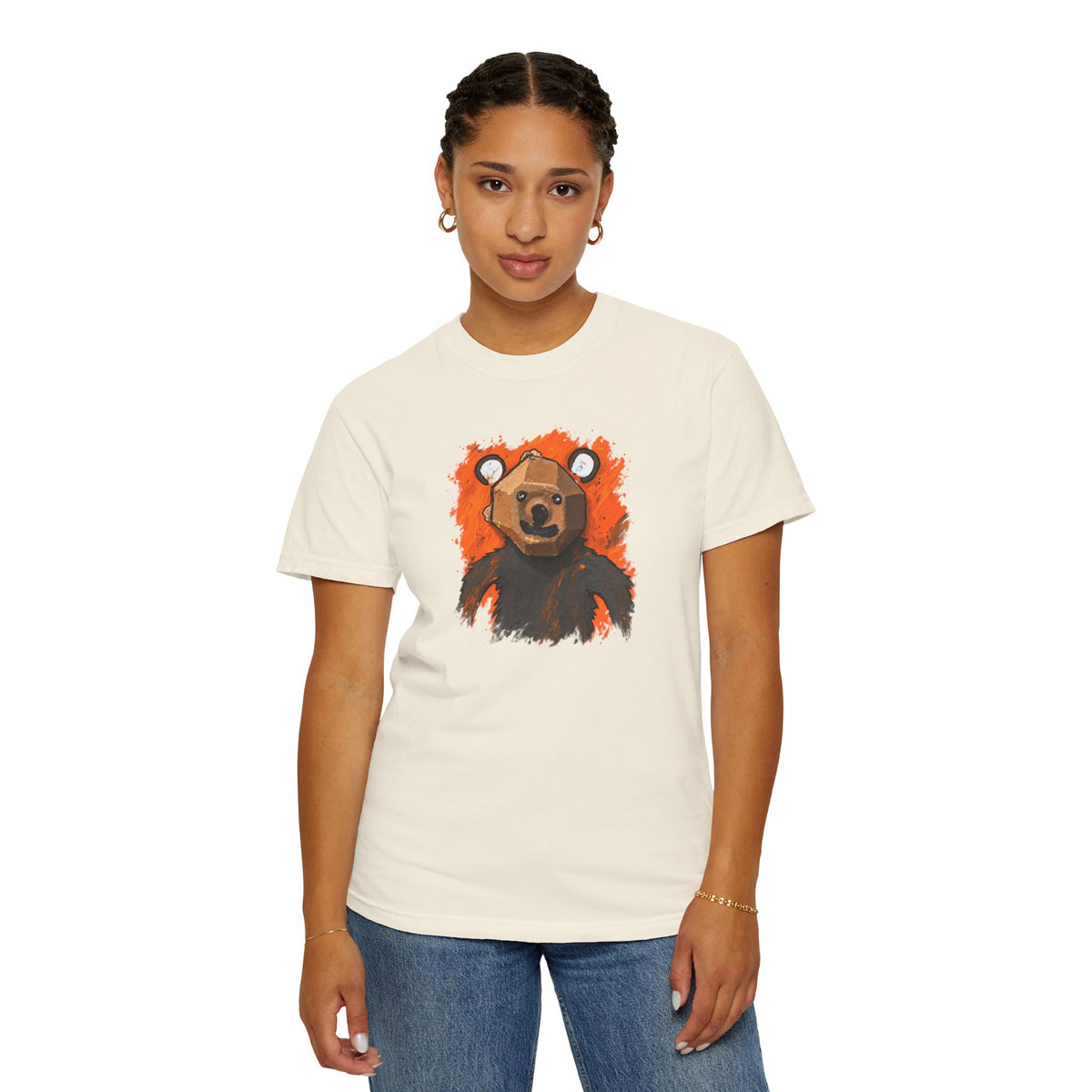 Curious Bear | Adult Unisex T-Shirt (Ships from Canada)