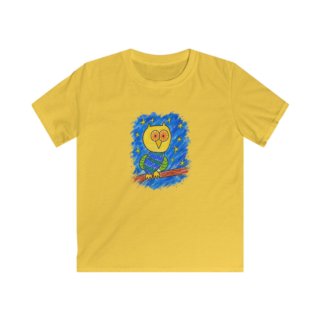 Groggy Owl | Kid's Unisex T-Shirt (SfC)(DUP.G4000B)