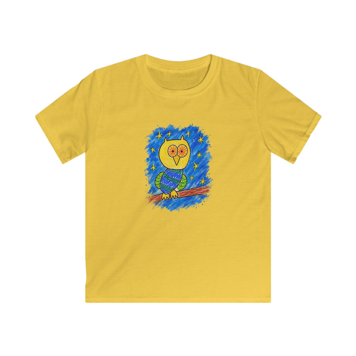 Groggy Owl | Kid's Unisex T-Shirt (SfC)(DUP.G4000B)