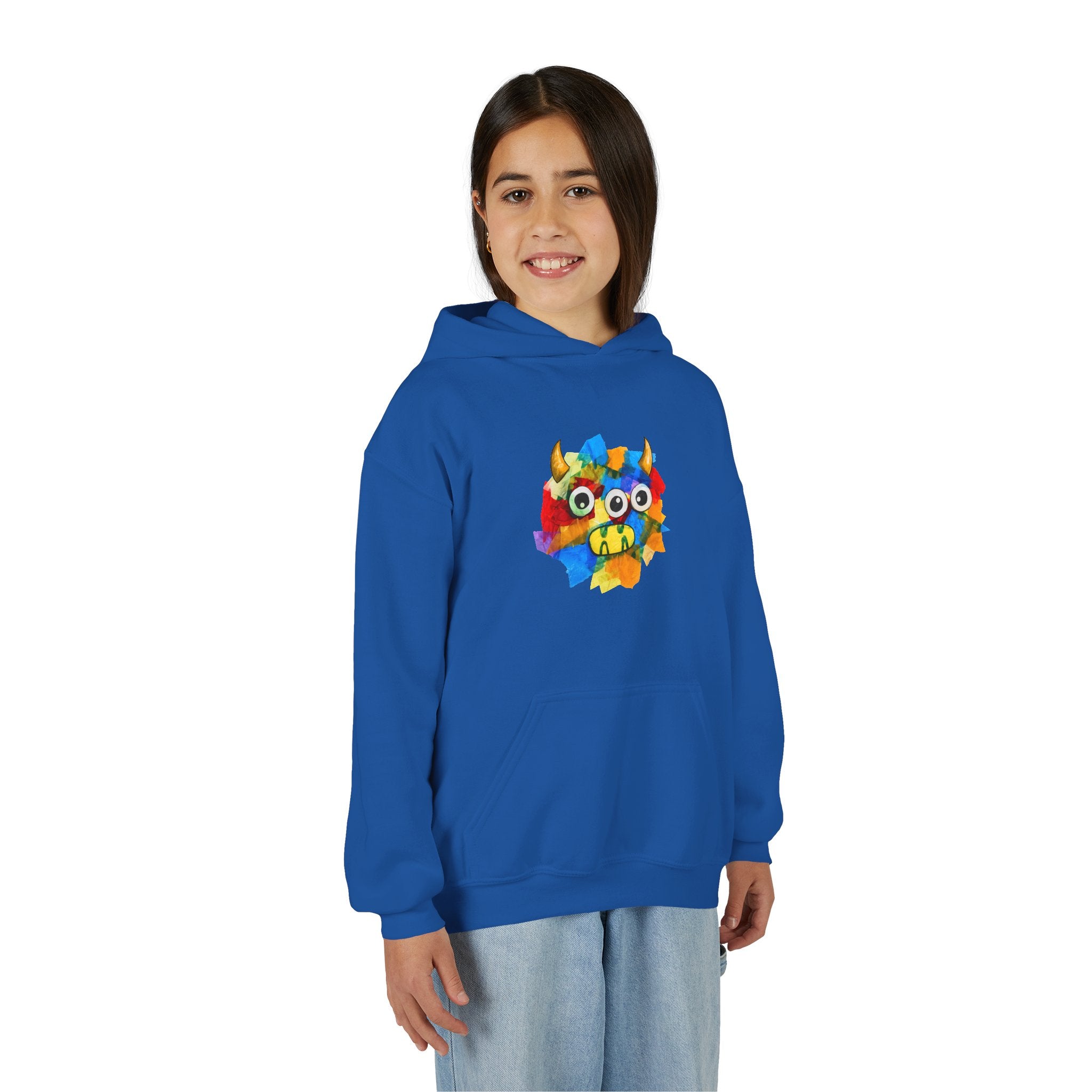 Trilo the Mosaic-Mane Lion Kid's Unisex Hoodie