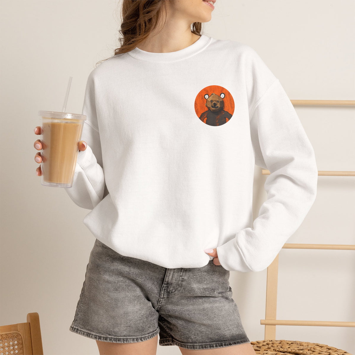 Curious Bear | Adult Unisex Sweatshirt
