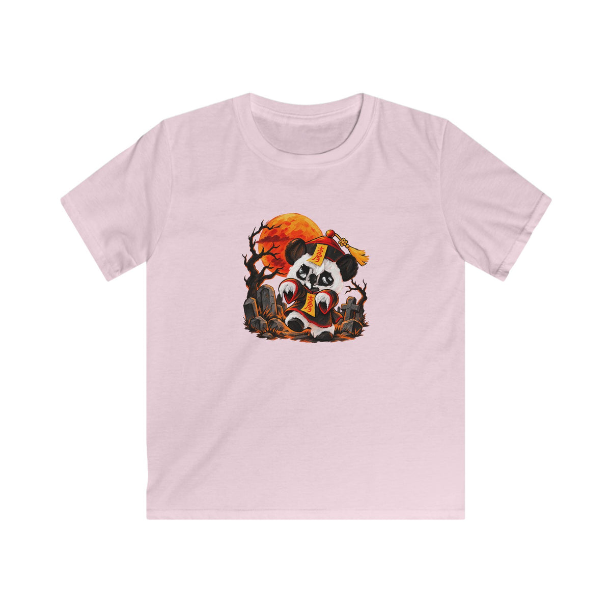 Momo the Doodle Panda — Midnight Mischief | Kids Unisex T-Shirt