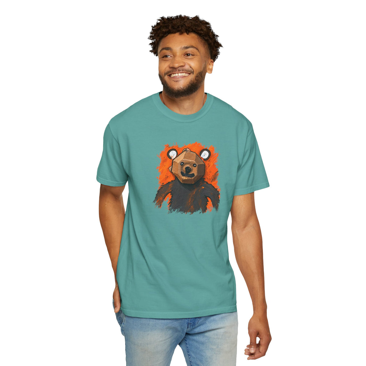 Curious Bear | Adult Unisex T-Shirt (Ships from Canada)