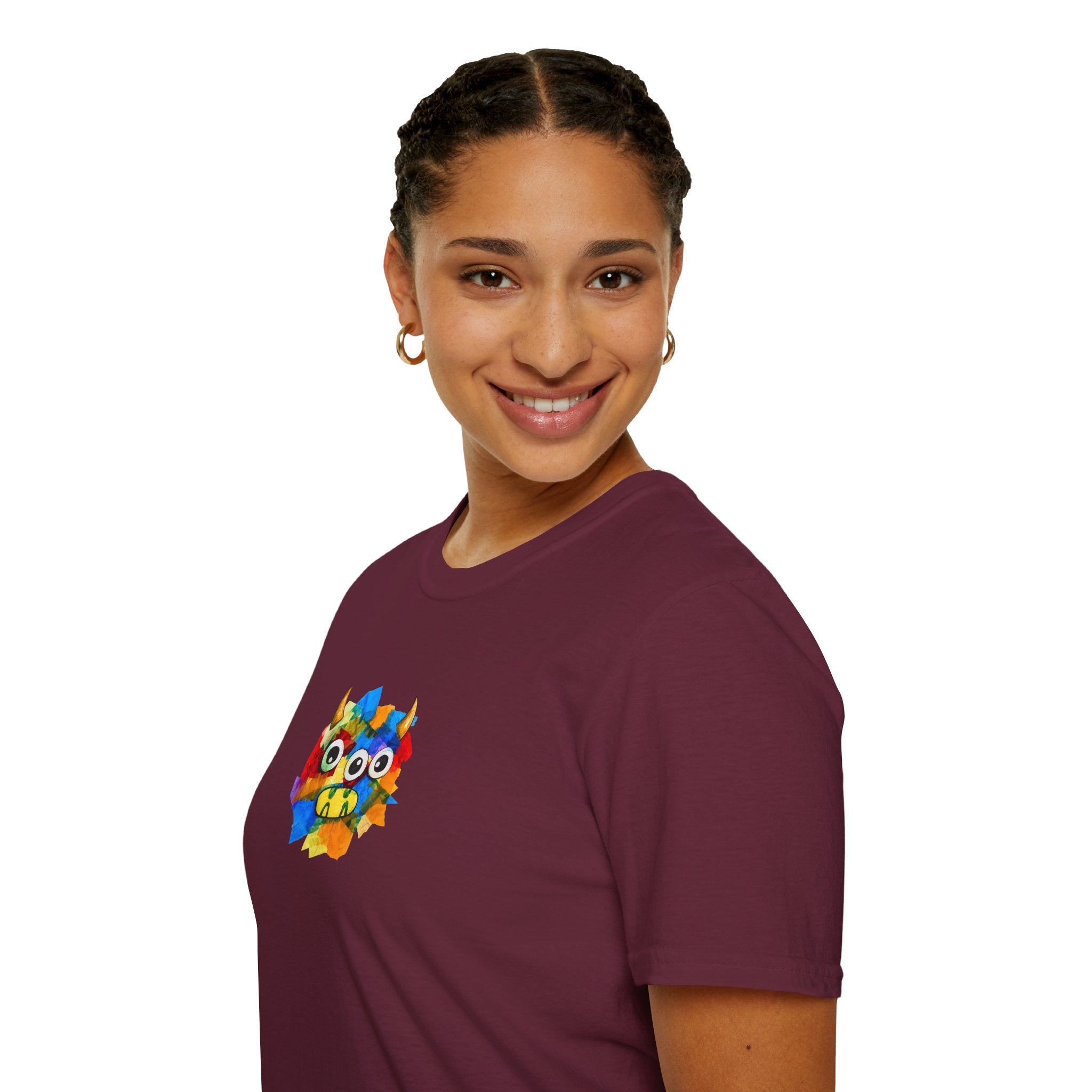 Trilo the Mosaic-Mane Lion Unisex T-Shirt (Ships from Canada)