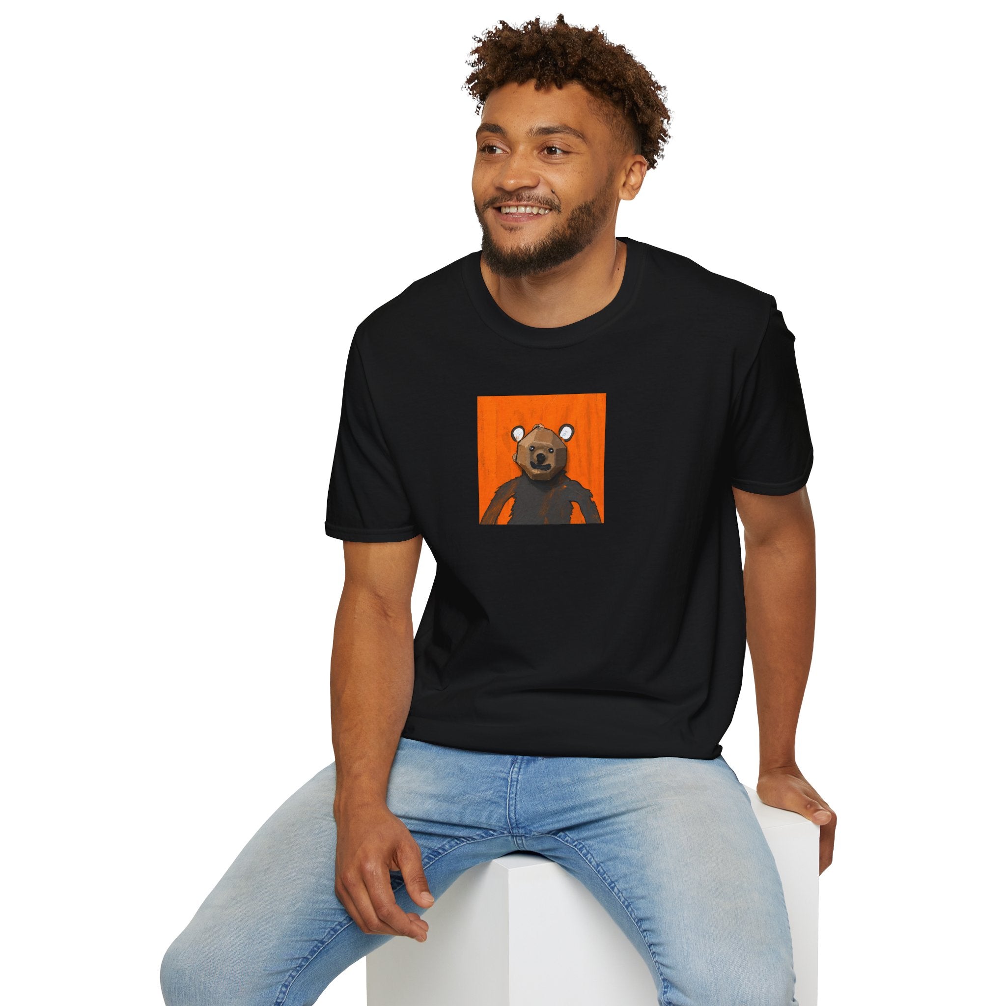 Curious Bear Adult Unisex T-Shirt
