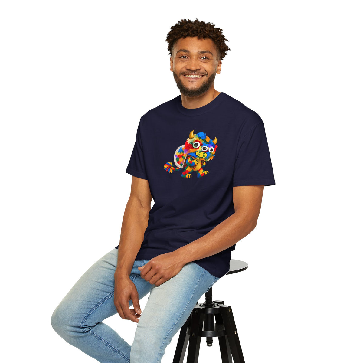 Trilo the Mosaic-Mane Lion | Adult Unisex T-Shirt (Ships from Canada)