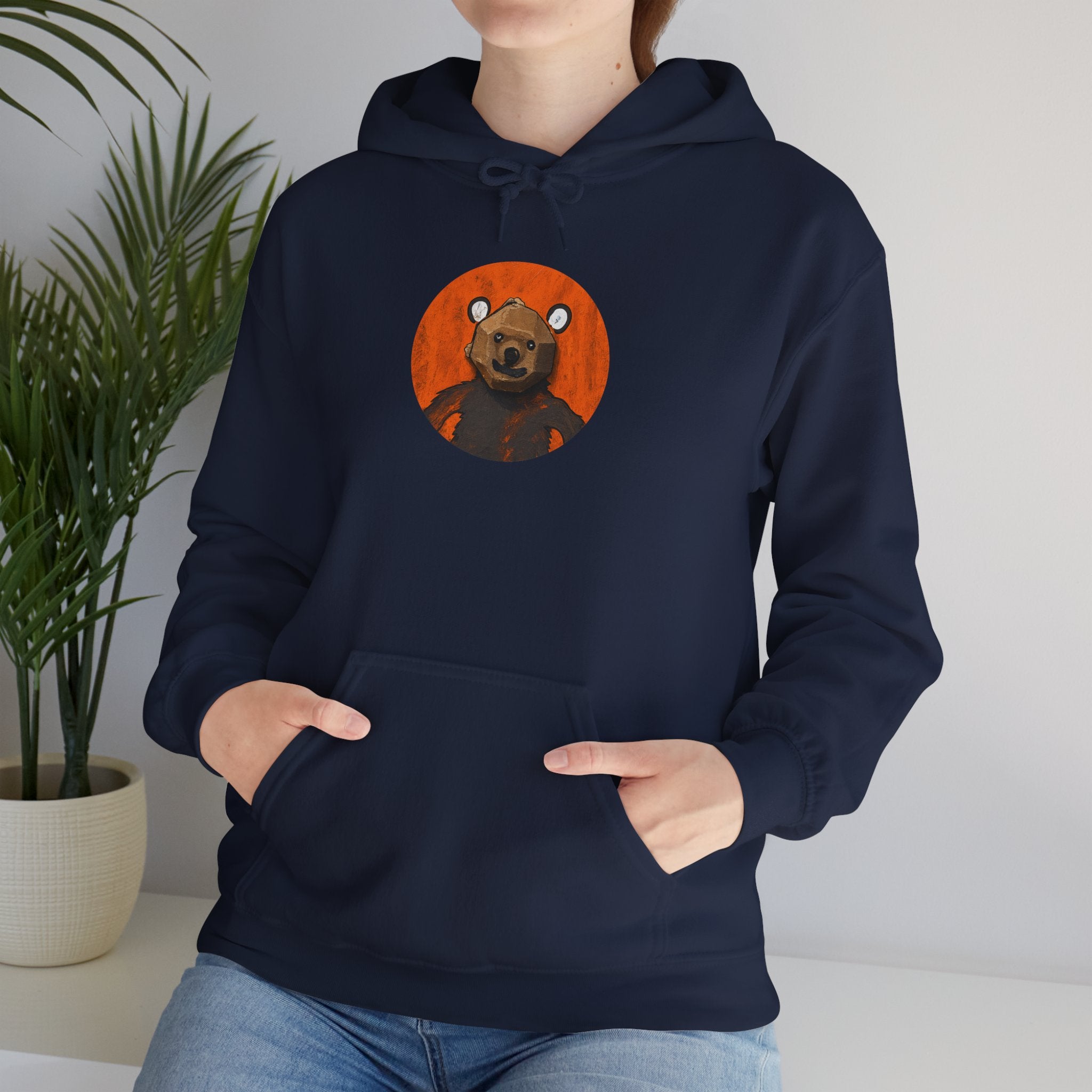 Curious Bear Adult Unisex Hoodie