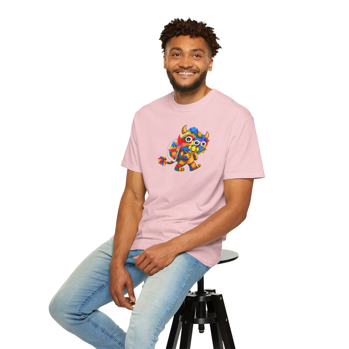 Trilo the Mosaic-Mane Lion | Adult Unisex T-Shirt (Ships from Canada)