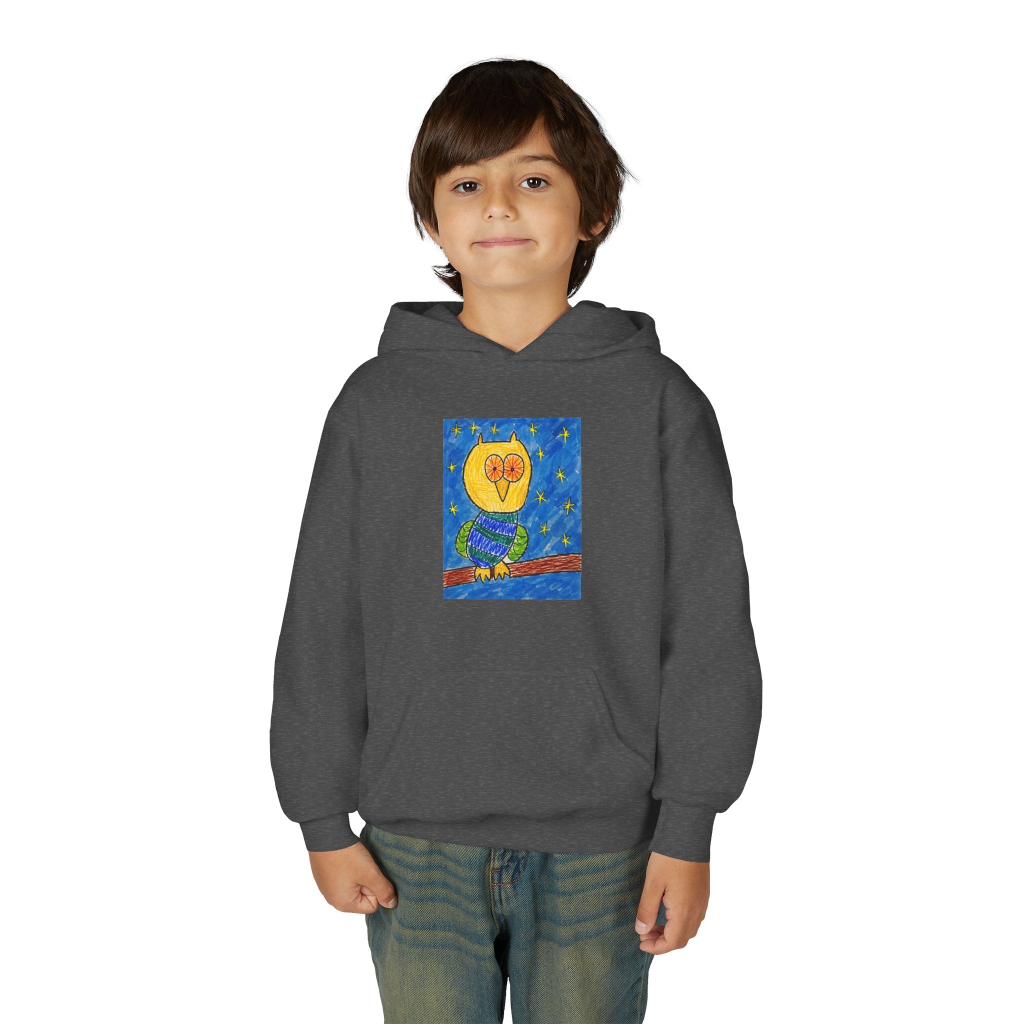 Groggy Owl Kid's Unisex Hoodie