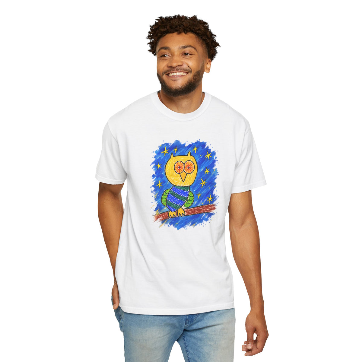 Groggy Owl | Adult Unisex T-Shirt (Ships from Canada)