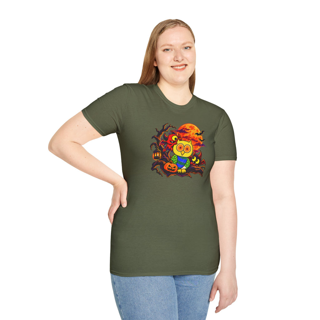 Groggy Owl — Mischief After Dark | Adult Unisex T-Shirt