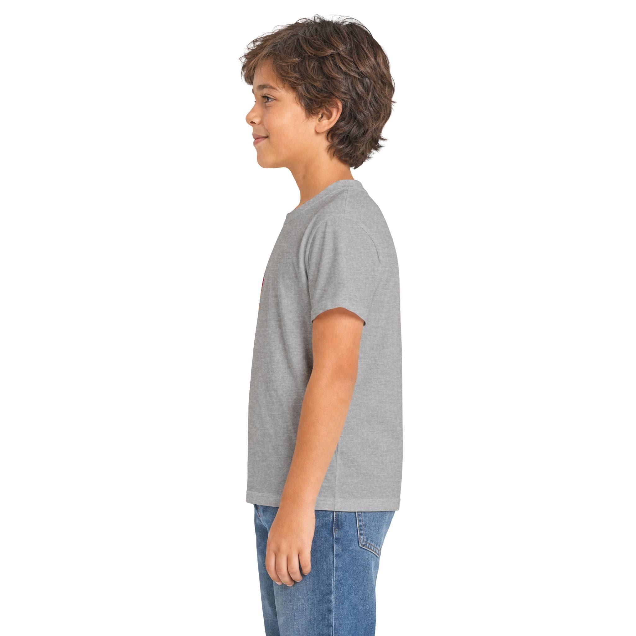 Trilo the Mosaic-Mane Lion Kid's Unisex T-Shirt (Ships from Canada)