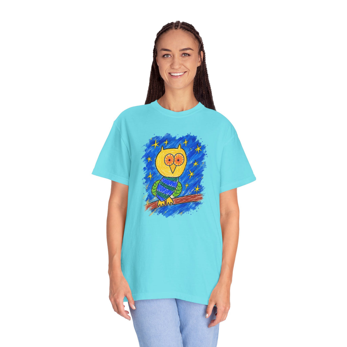 Groggy Owl | Adult Unisex T-Shirt (Ships from Canada)