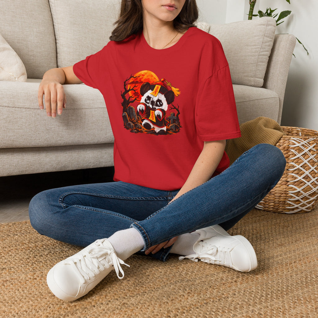 Momo the Doodle Panda — Midnight Mischief | Adult Unisex T-Shirt