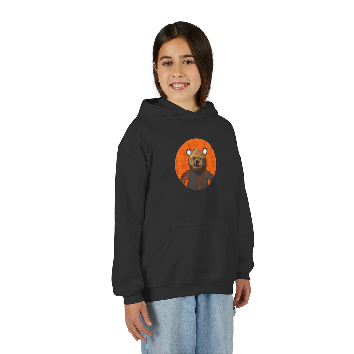 Curious Bear Kid's Unisex Hoodie