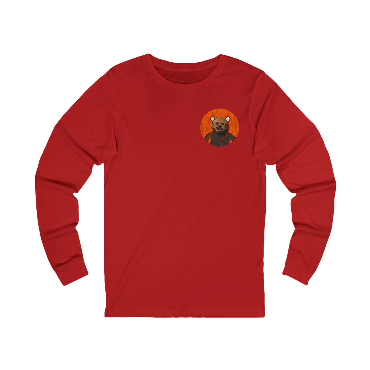 Curious Bear | Adult Unisex Long Sleeve Tee