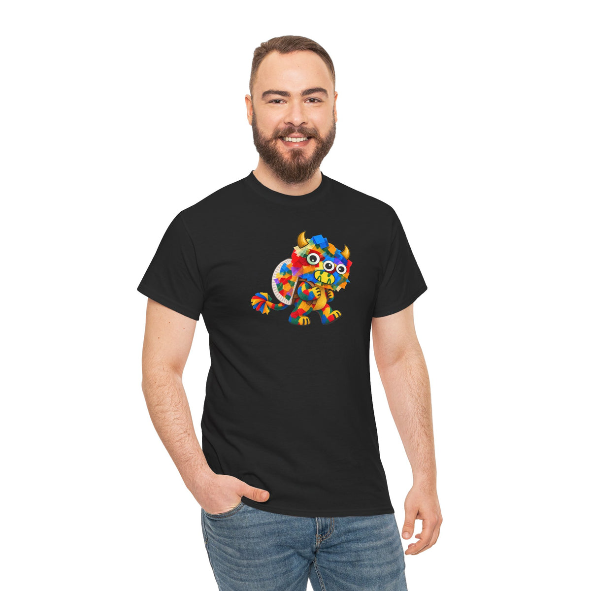 Trilo the Mosaic-Mane Lion | Adult Unisex T-Shirt (SfC)(PG.G5000)