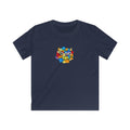 Trilo the Mosaic-Mane Lion Kid's Unisex T-Shirt (Ships from Canada)