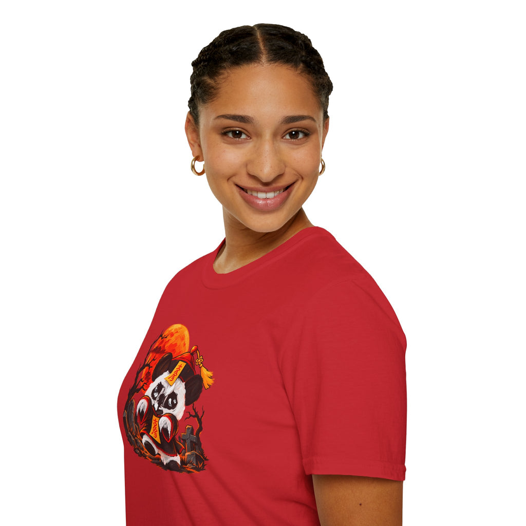 Momo the Doodle Panda — Midnight Mischief | Adult Unisex T-Shirt
