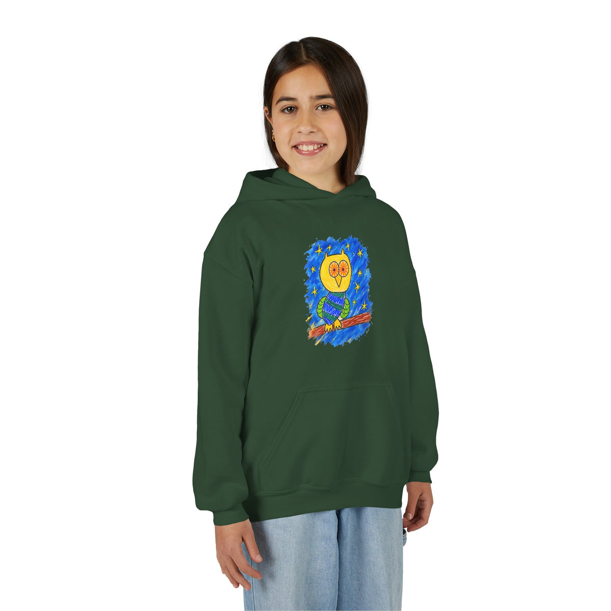 Groggy Owl Kid's Unisex Hoodie