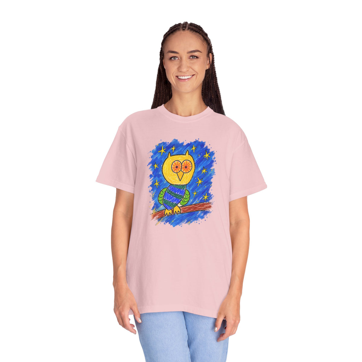 Groggy Owl | Adult Unisex T-Shirt (Ships from Canada)