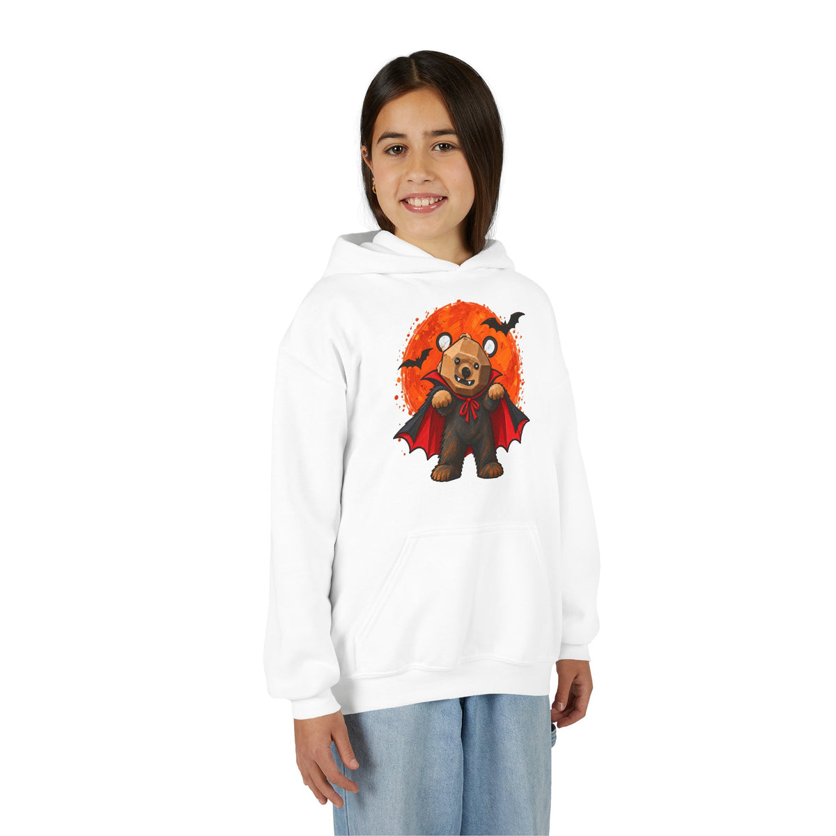 Curious Bear - Little Vampire | Kids Unisex Hoodie