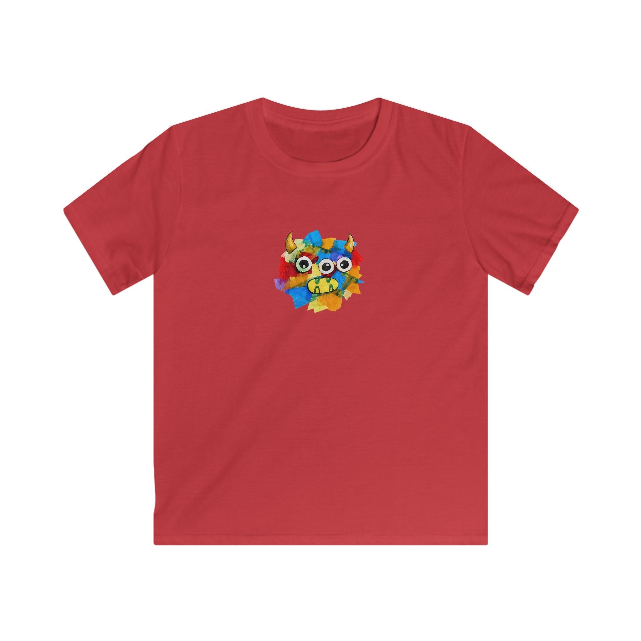 Trilo the Mosaic-Mane Lion Kid's Unisex T-Shirt (Ships from Canada)