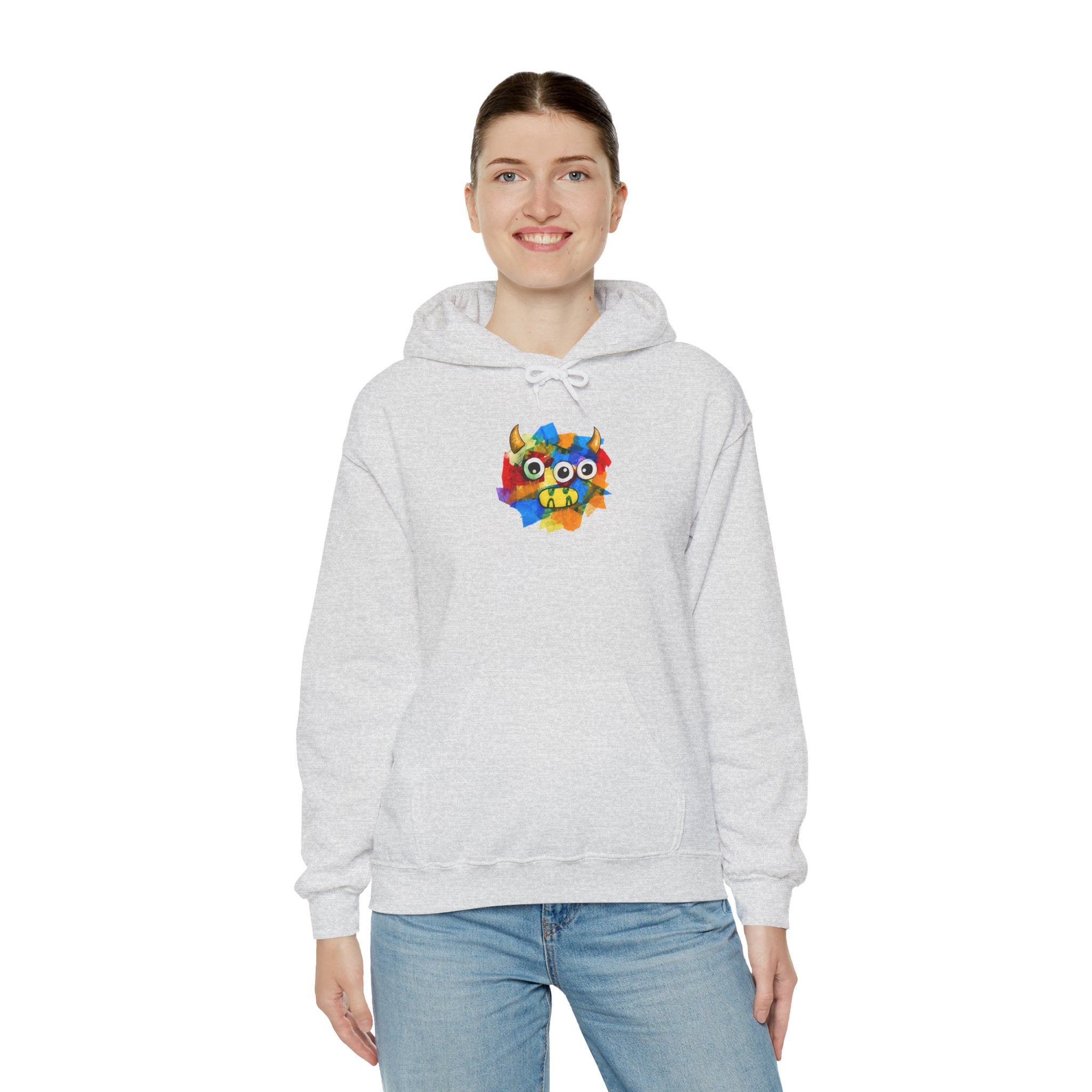 Trilio the Mosaic-Mane Lion Adult Unisex Hoodie