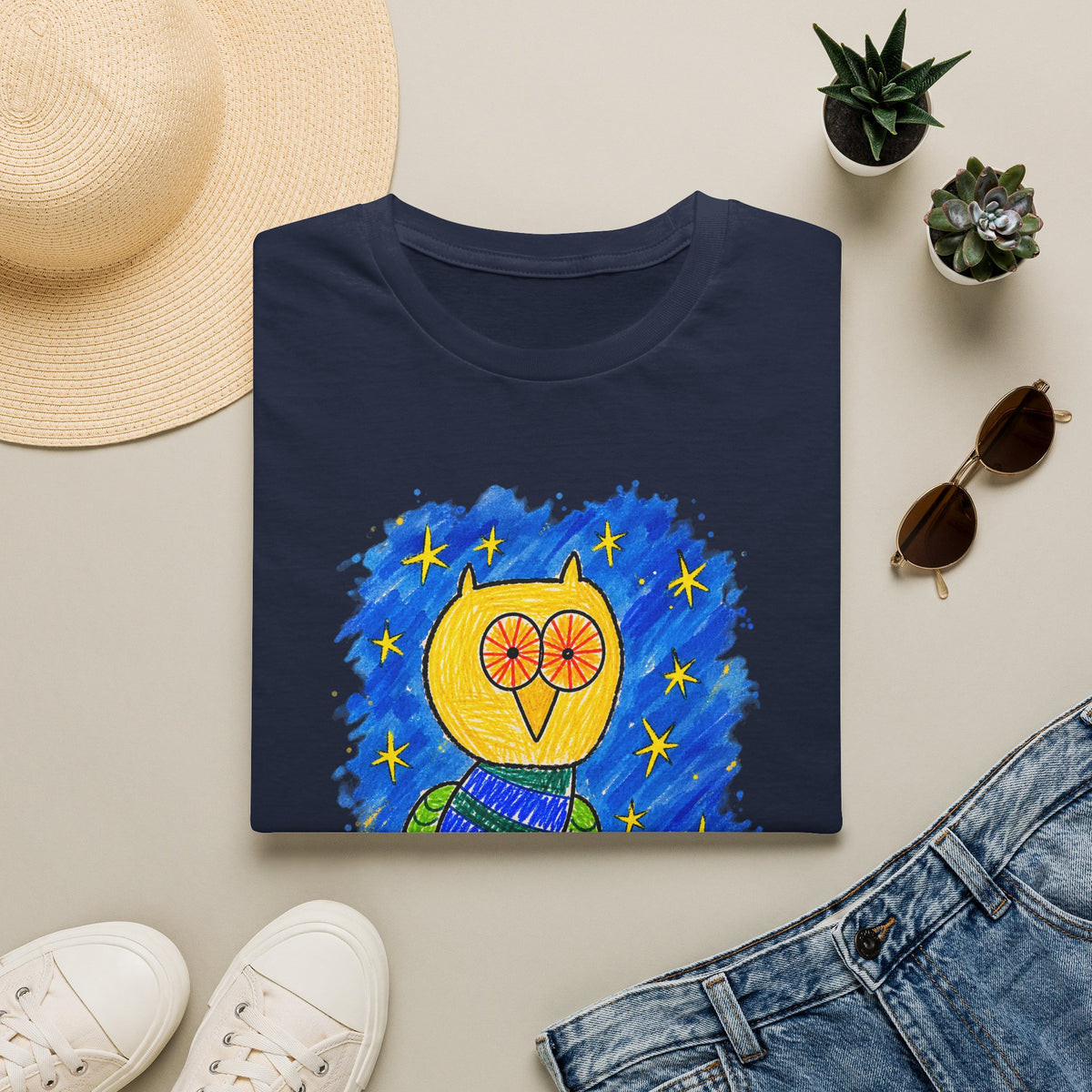 Groggy Owl | Adult Unisex T-Shirt