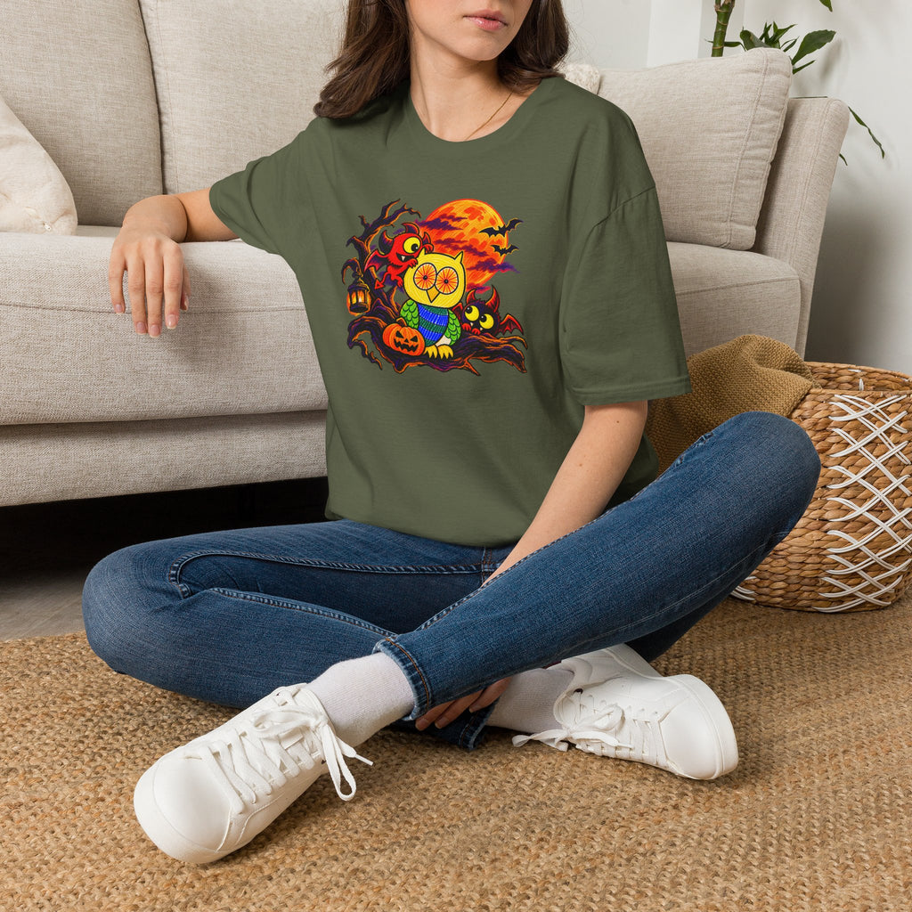 Groggy Owl — Mischief After Dark | Adult Unisex T-Shirt