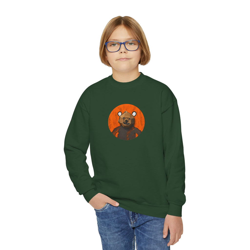 Curious Bear | Kids Unisex Crewneck Sweatshirt