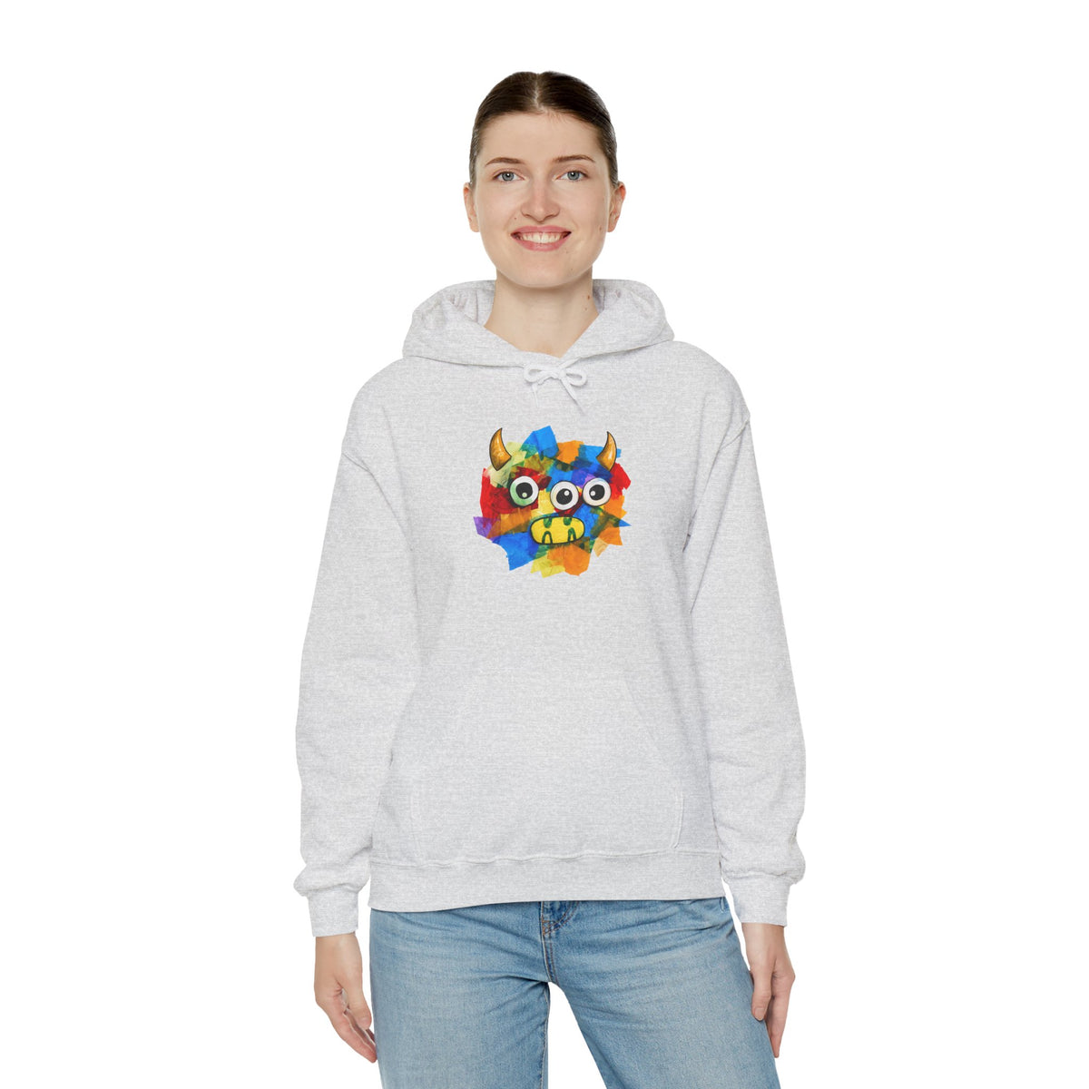 Trilo the Mosaic-Mane Lion Adult Unisex Hoodie