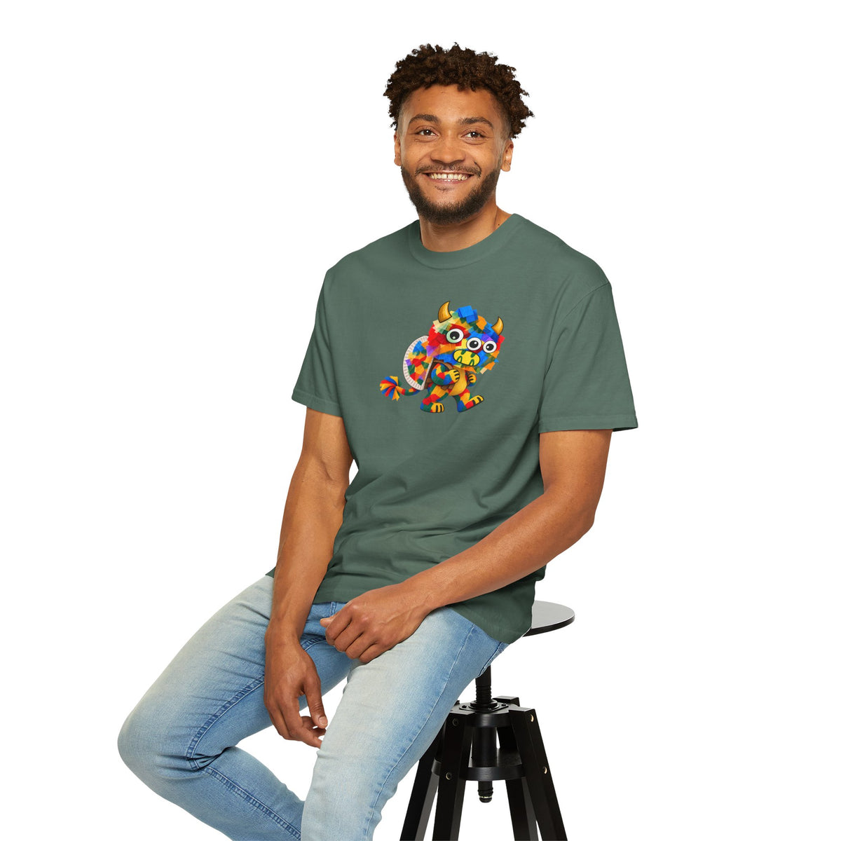 Trilo the Mosaic-Mane Lion | Adult Unisex T-Shirt (Ships from Canada)