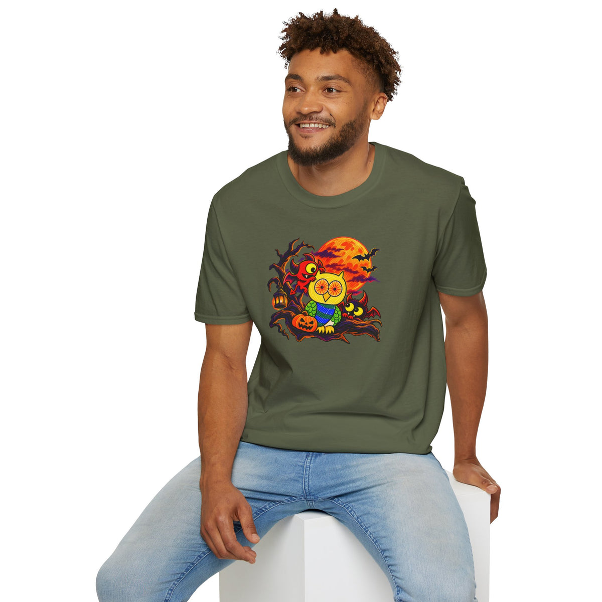 Groggy Owl — Mischief After Dark | Adult Unisex T-Shirt
