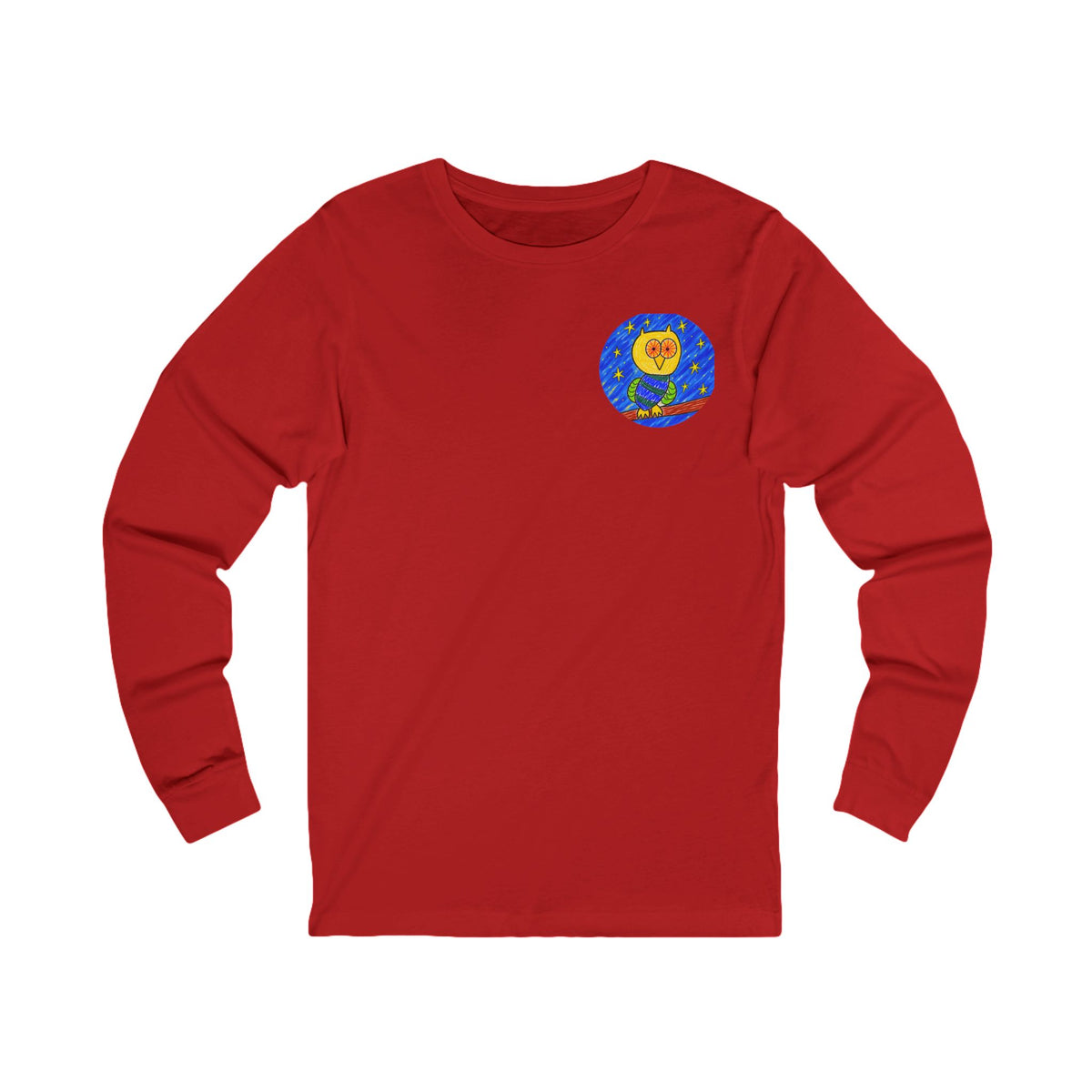 Groggy Owl | Adult Unisex Long Sleeve Tee