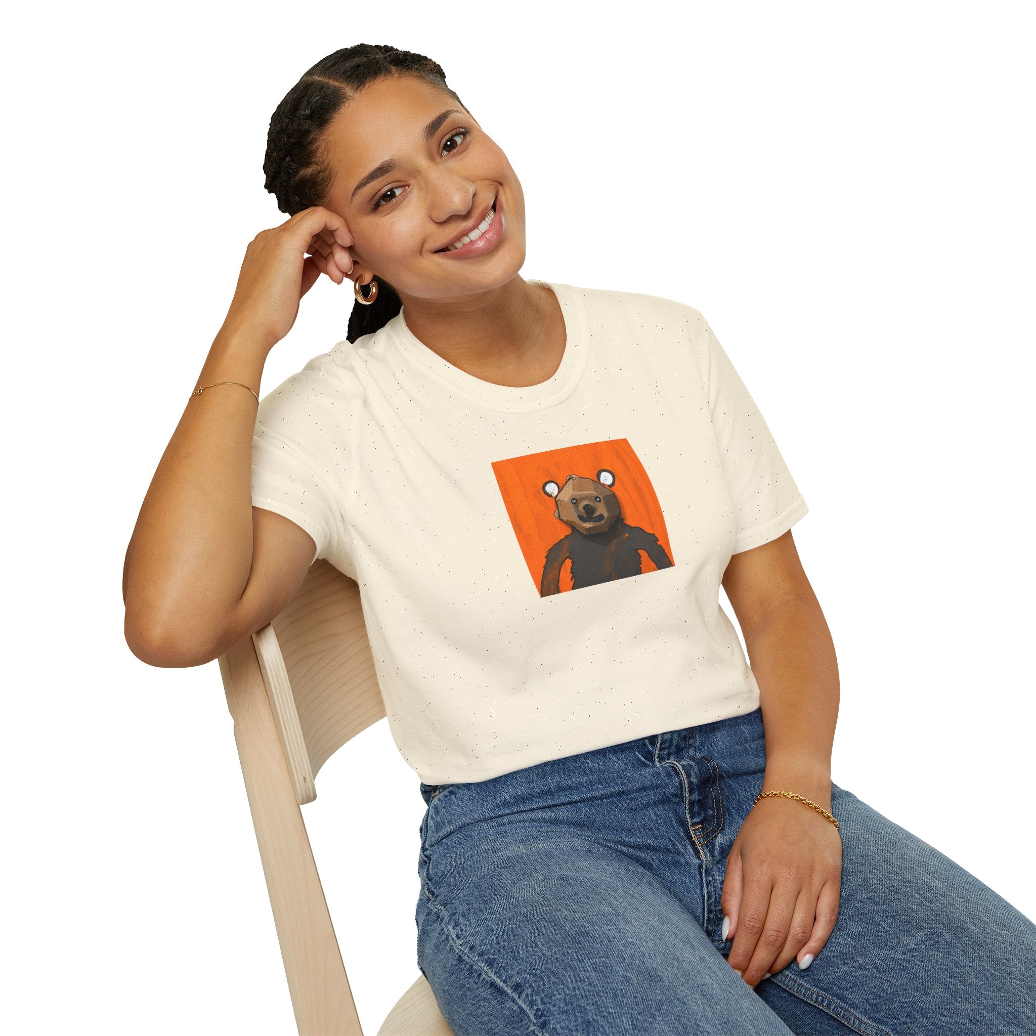 Curious Bear Adult Unisex T-Shirt