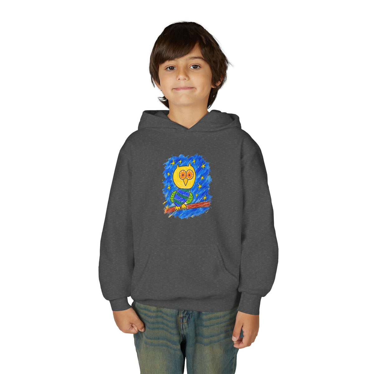 Groggy Owl Kid's Unisex Hoodie