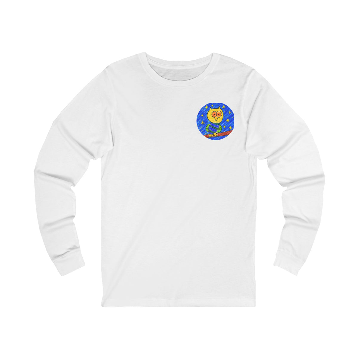 Groggy Owl | Adult Unisex Long Sleeve Tee