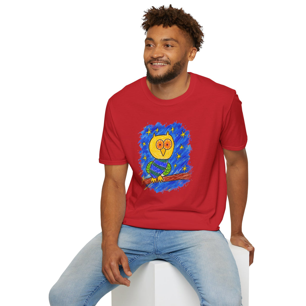 Groggy Owl Adult Unisex T-Shirt