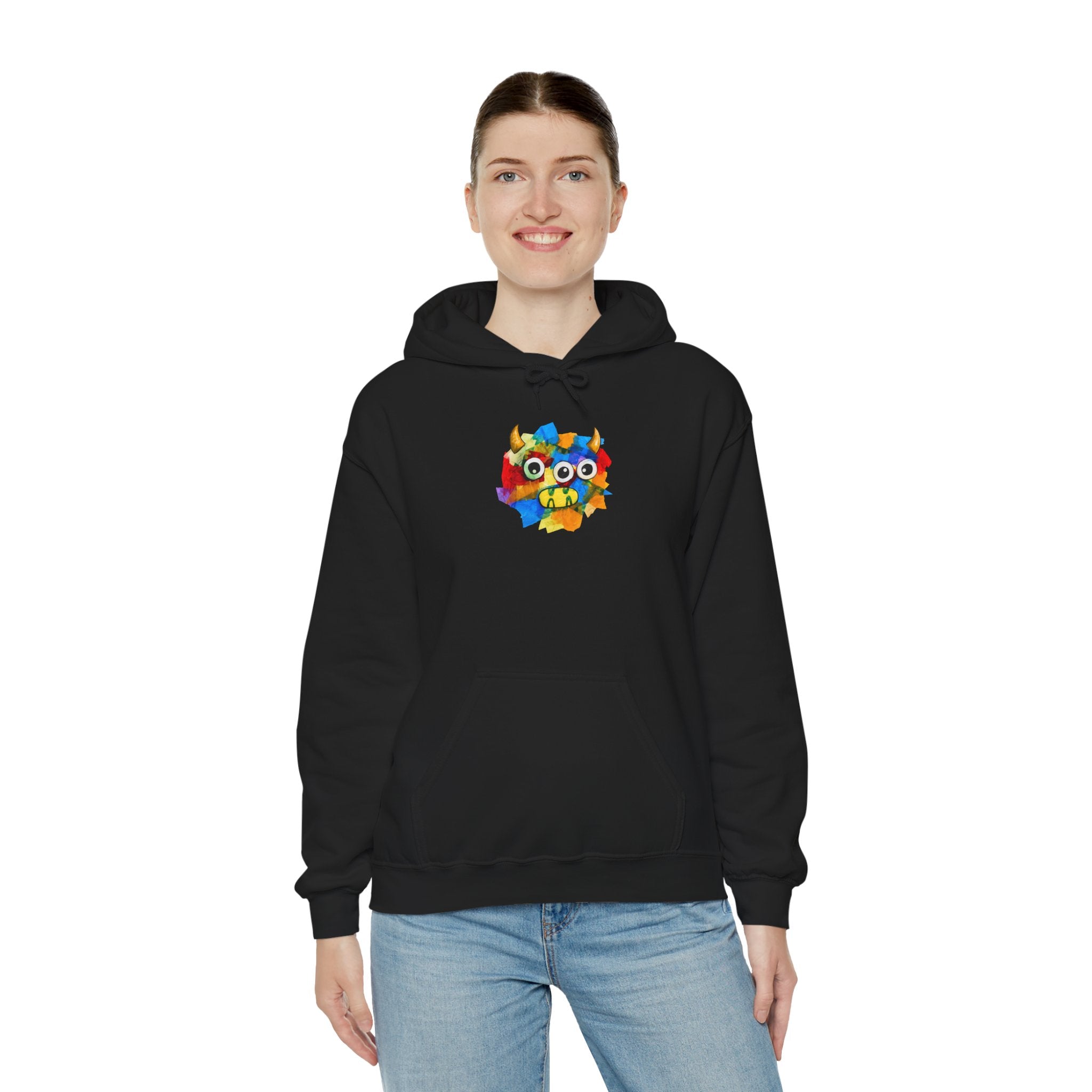 Trilio the Mosaic-Mane Lion Adult Unisex Hoodie